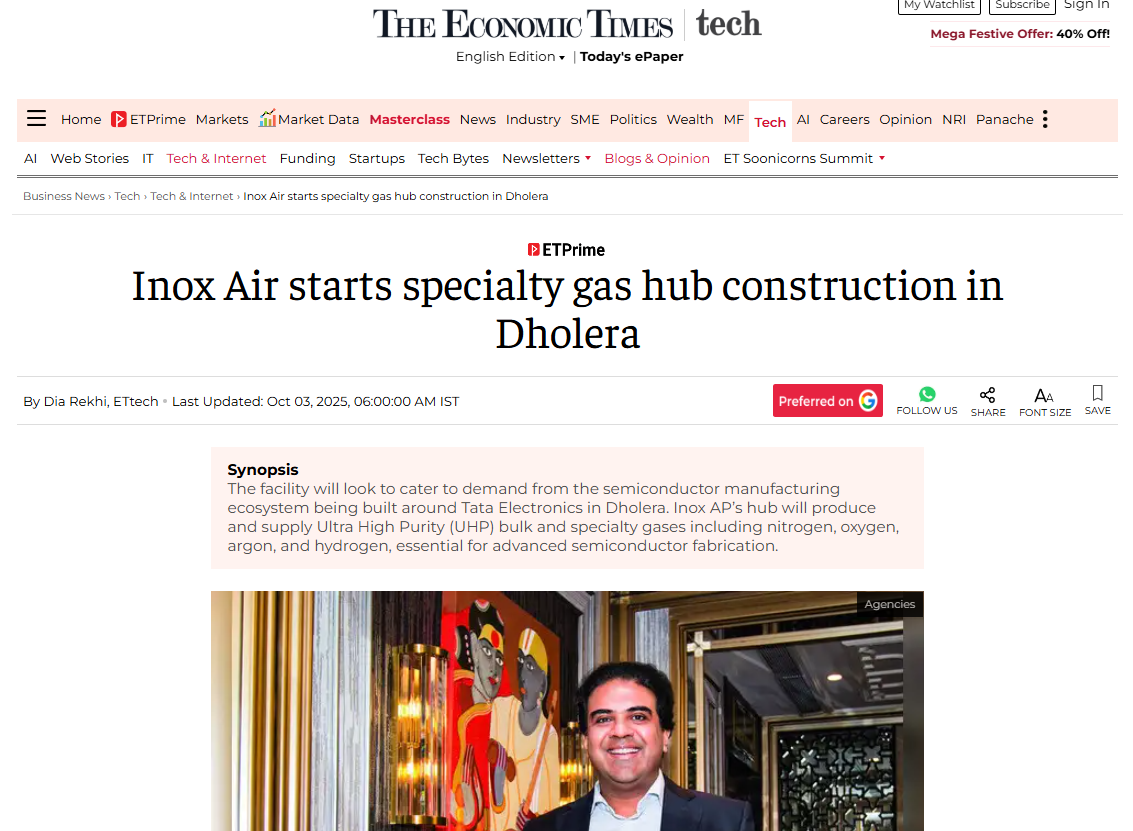 Inox Air Starts
